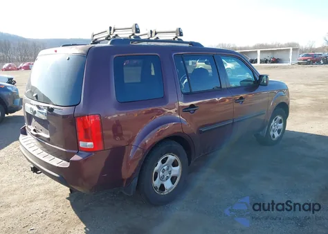 2009 Honda Pilot Lx from USA, damaged, VIN 5FNYF48249B021687